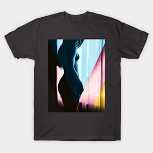 Sexy Girl Color Effect T-Shirt